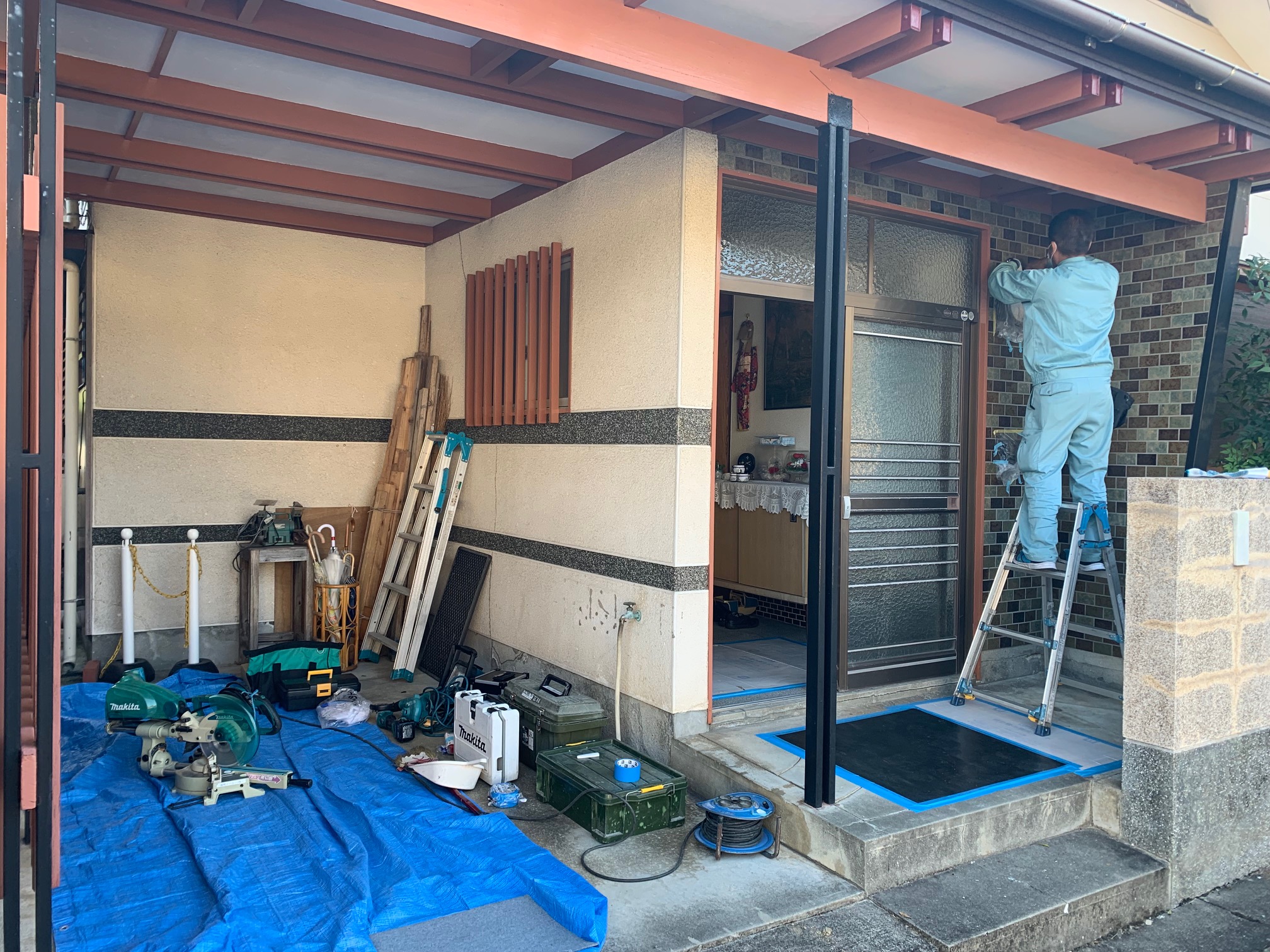 さくらエステート 大牟田店の大牟田では玄関引戸のリフォームが多いです。の施工前の写真3